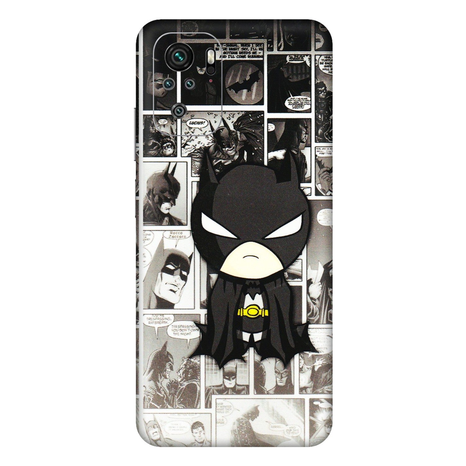Xiaomi Redmi Phone Skins (All Models) - Toon Batman - 3D Embossed Finish (L-182) Redmi Note 11SE