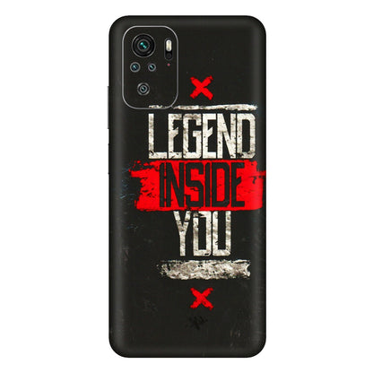 Xiaomi Redmi Phone Skins (All Models) - Legend Inside You - 3D Embossed Finish (L-186) Redmi Note 11SE