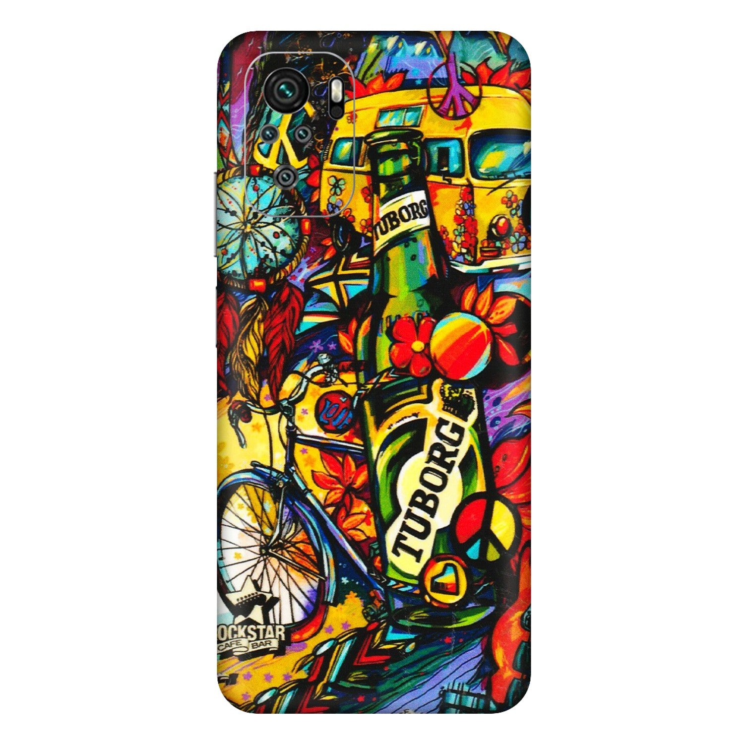 Xiaomi Redmi Phone Skins (All Models) - Cool Beer Bottle - 3D Embossed Finish (L-193) Redmi Note 11SE