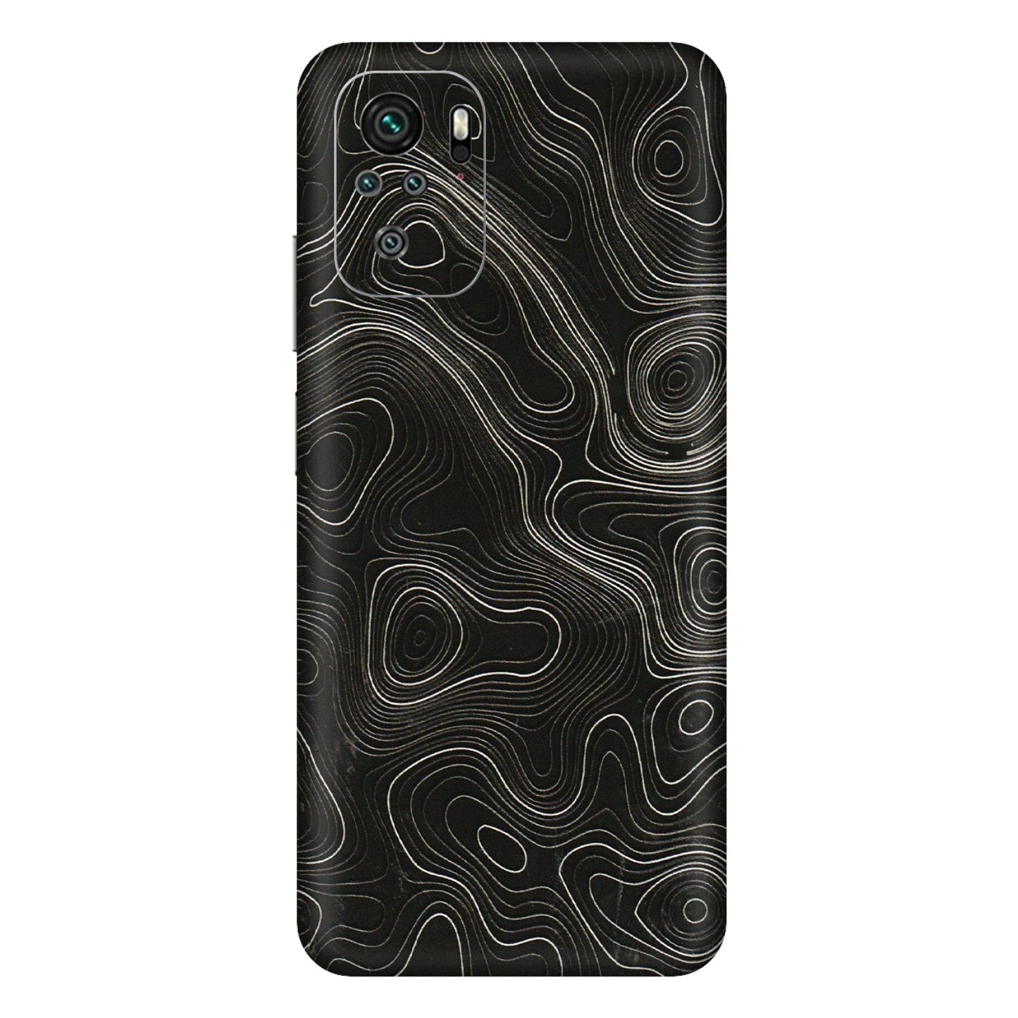 Xiaomi Redmi Phone Skins (All Models) - Black Swirl - 3D Embossed Finish (L-196) Redmi Note 11SE