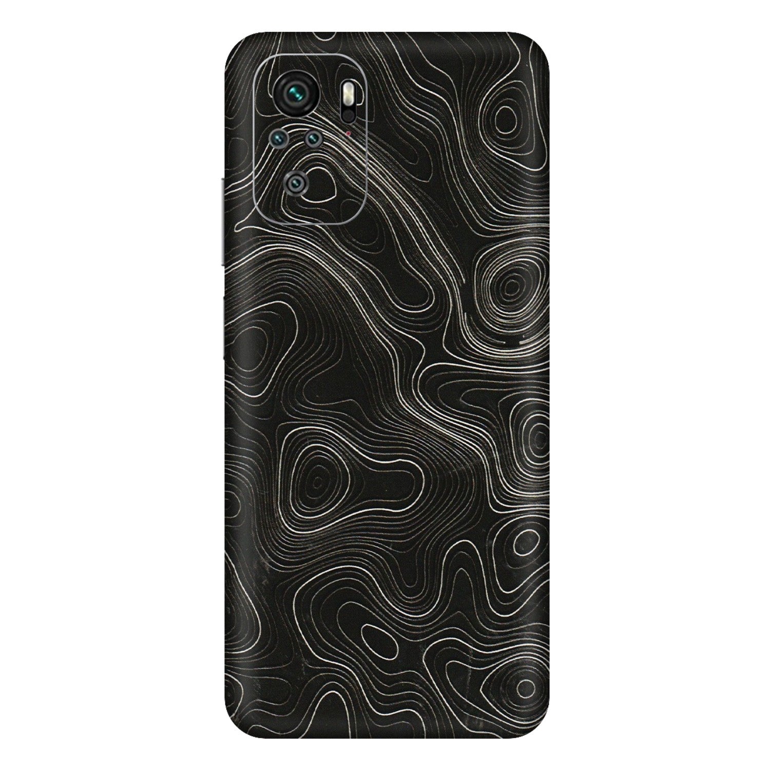 Xiaomi Redmi Phone Skins (All Models) - Black Swirl - 3D Embossed Finish (L-196) Redmi Note 11SE