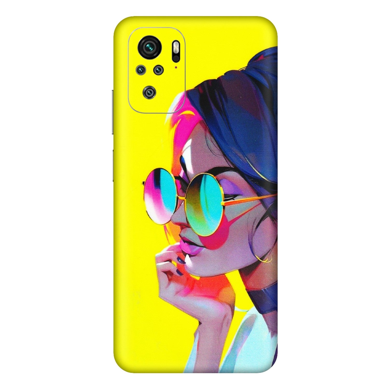 Xiaomi Redmi Phone Skins (All Models) - Bold Stylish Girl - 3D Embossed Finish (L-222) Redmi Note 11SE