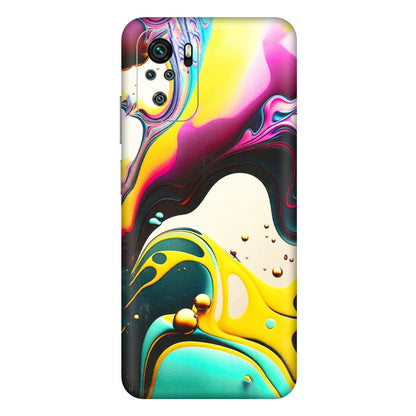 Xiaomi Redmi Phone Skins (All Models) - Multicolor Abstract pattern - 3D Embossed Finish (L-254) Redmi Note 11SE