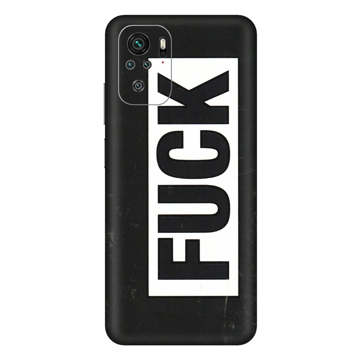 Xiaomi Redmi Phone Skins (All Models) - The F Word - 3D Embossed Finish (L-255) Redmi Note 11SE