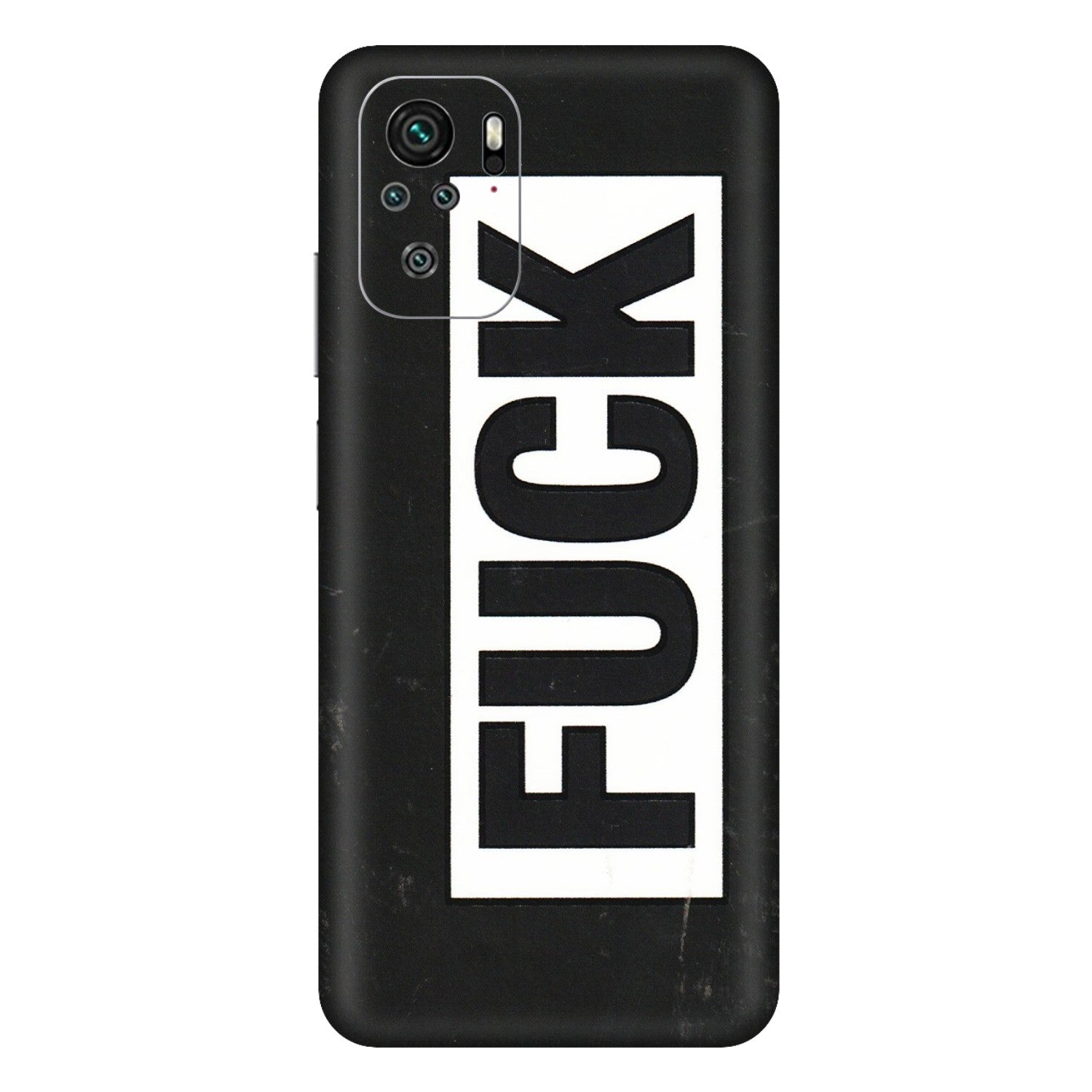 Xiaomi Redmi Phone Skins (All Models) - The F Word - 3D Embossed Finish (L-255) Redmi Note 11SE