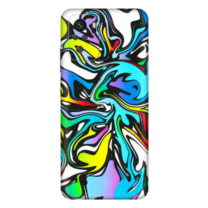 Xiaomi Redmi Phone Skins (All Models) - Abstract Colour Paints - 3D Embossed Finish (L-271) Redmi Note 11SE