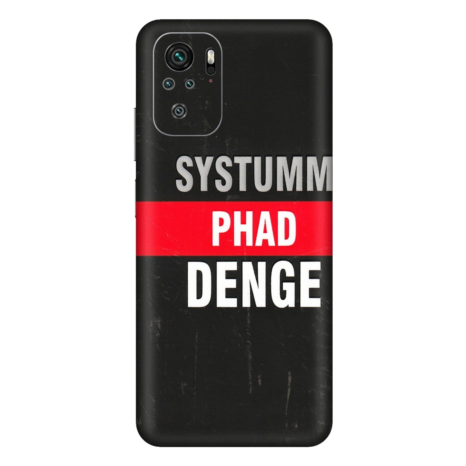 Xiaomi Redmi Phone Skins (All Models) - Systumm Phad Denge - 3D Embossed Finish (L-278) Redmi Note 11SE