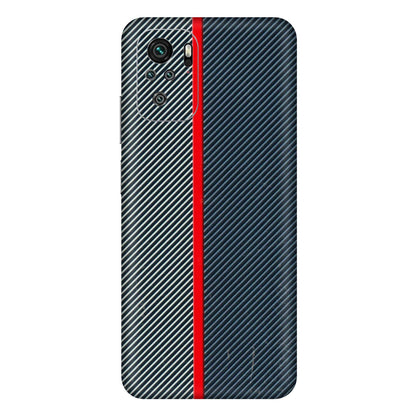 Xiaomi Redmi Phone Skins (All Models) - Blue Sober Lines - 3D Embossed Finish (L-305) Redmi Note 11SE