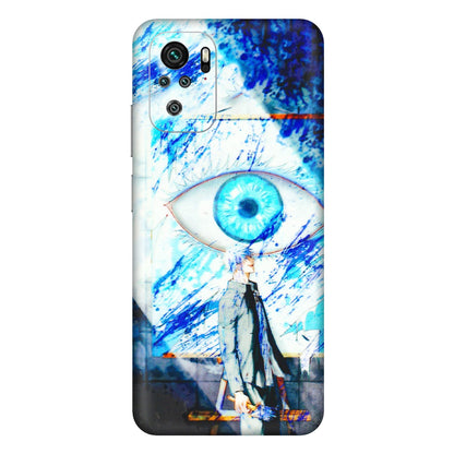 Xiaomi Redmi Phone Skins (All Models) - Anime Sea Blue Eye - 3D Embossed Finish (L-318) Redmi Note 11SE
