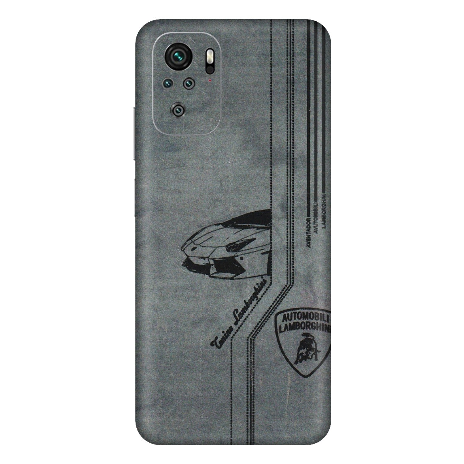 Xiaomi Redmi Phone Skins (All Models) - New Lamborgini Aventador - 3D Embossed Finish (L-321) Redmi Note 11SE