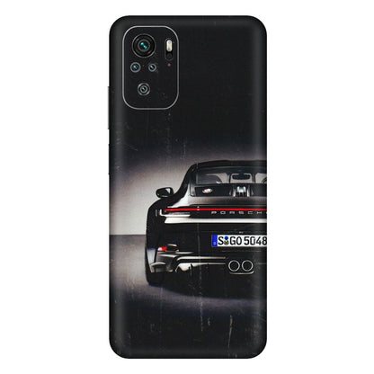 Xiaomi Redmi Phone Skins (All Models) - New Black Porsche GT3 - 3D Embossed Finish (L-327) Redmi Note 11SE