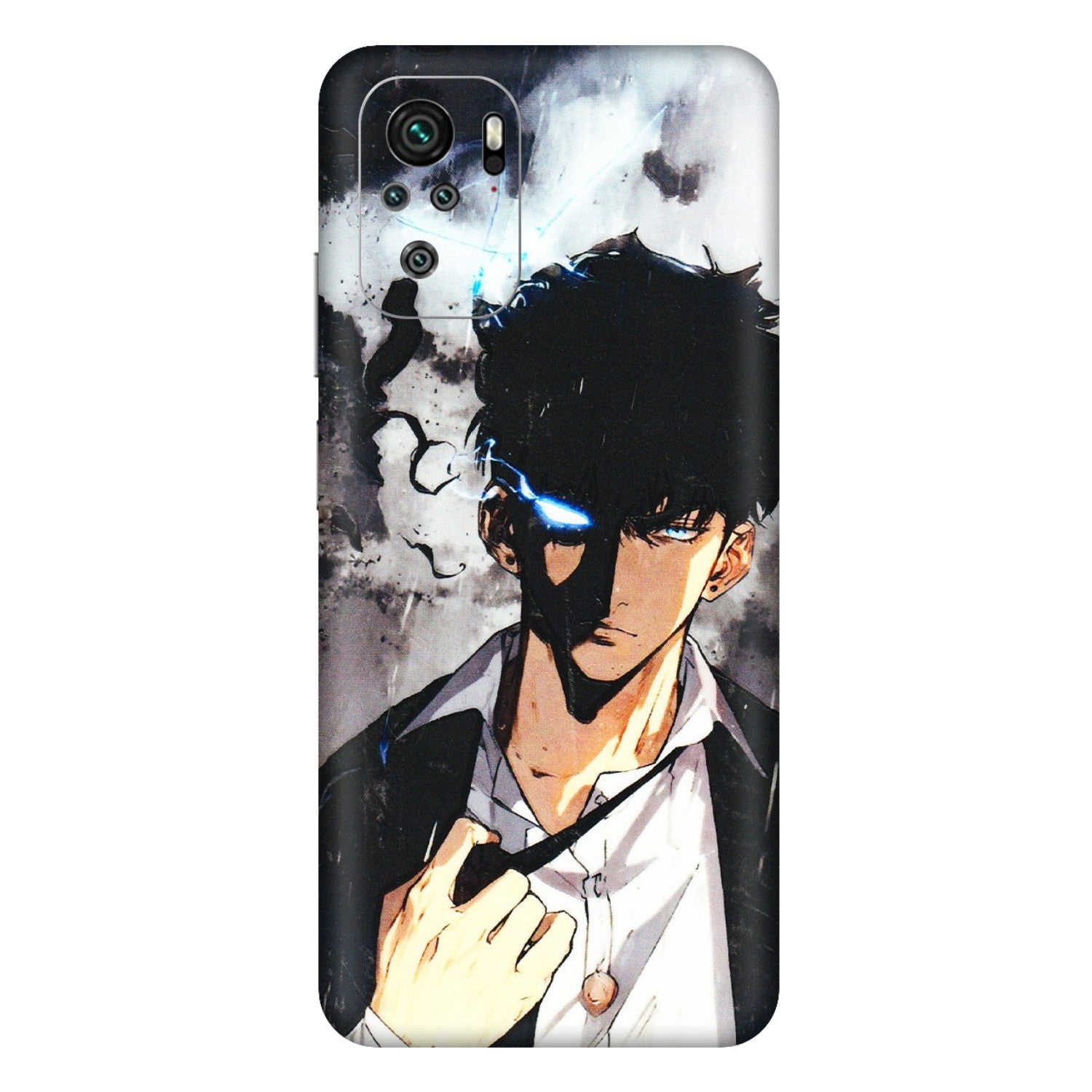 Xiaomi Redmi Phone Skins (All Models) - Sung Jinwoo Manhwa Anime - 3D Embossed Finish (L-328) Redmi Note 11SE
