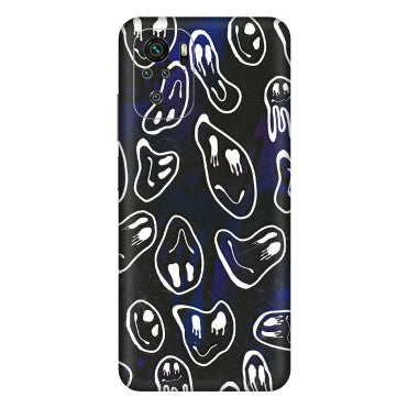 Xiaomi Redmi Phone Skins (All Models) - Distorted Smileys - 3D Embossed Finish (L-92) Redmi Note 11SE