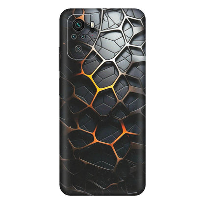 Xiaomi Redmi Phone Skins (All Models) - New Abstract Graphite Tiles - Matte Finish (M-130) Redmi Note 11SE