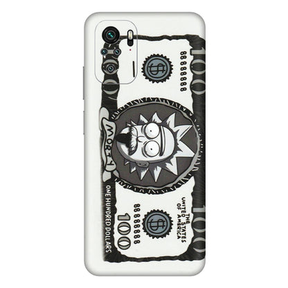 Xiaomi Redmi Phone Skins (All Models) - Rick And Morty Hundred Dollar Anime - Matte Finish (M-161) Redmi Note 11SE