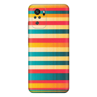 Xiaomi Redmi Phone Skins (All Models) - Colourful Stripes Soothing Effect - Matte Finish (M-86) Redmi Note 11SE