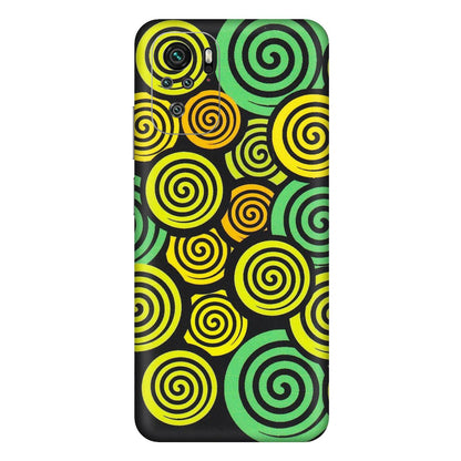 Xiaomi Redmi Phone Skins (All Models) - Crazy Spiral - Matte Finish (M-91) Redmi Note 11SE