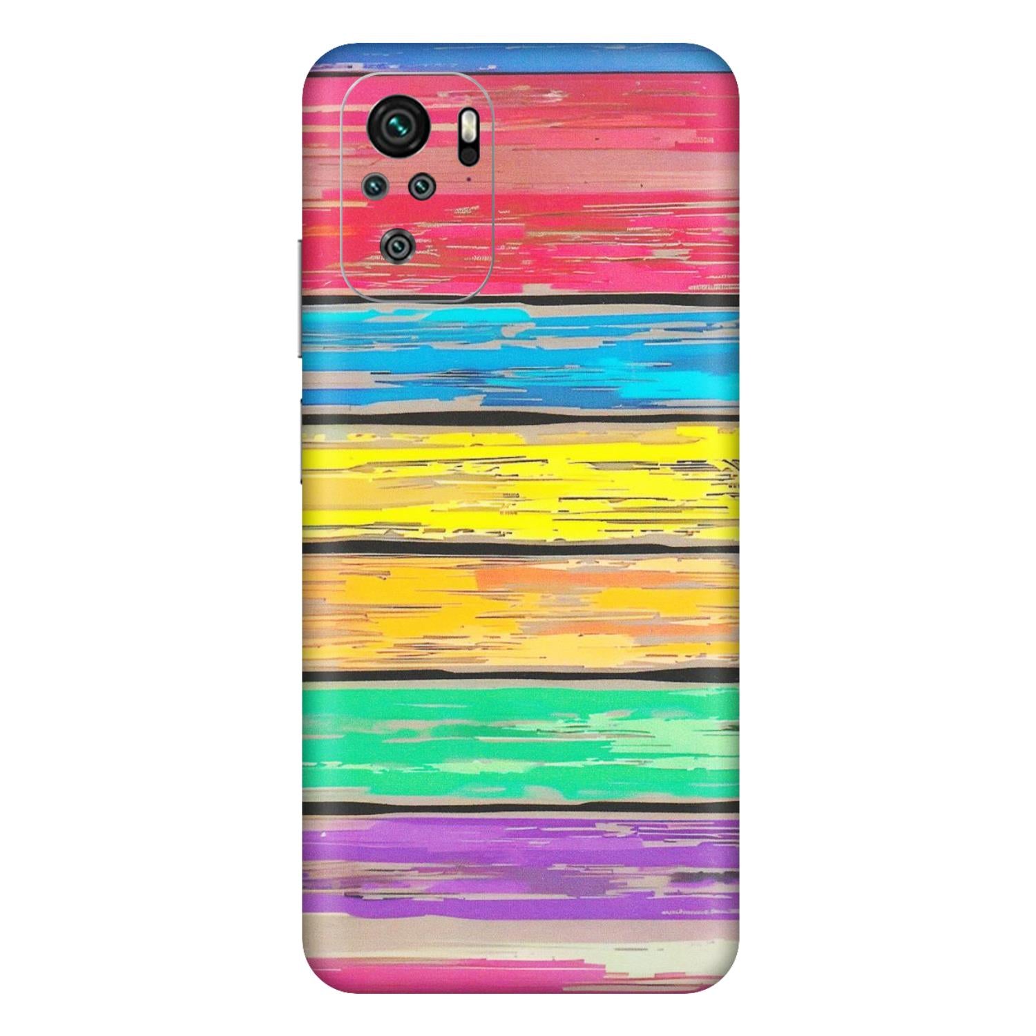 Xiaomi Redmi Phone Skins (All Models) - Multi Colour Wooden Wall - Matte Finish (M-96) Redmi Note 11SE