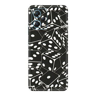 Xiaomi Redmi Phone Skins (All Models) - Big Black Dices - 3D Embossed Finish (L-106) Redmi Note 12 5G