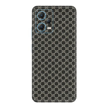 Xiaomi Redmi Phone Skins (All Models) - Black G Print - 3D Embossed Finish (L-109) Redmi Note 12 5G