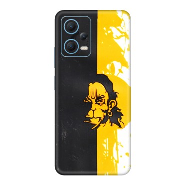Xiaomi Redmi Phone Skins (All Models) - Bajrangbali - 3D Embossed Finish (L-151) Redmi Note 12 5G