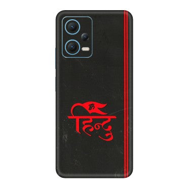 Xiaomi Redmi Phone Skins (All Models) - Hindu Black - 3D Embossed Finish (L-153) Redmi Note 12 5G