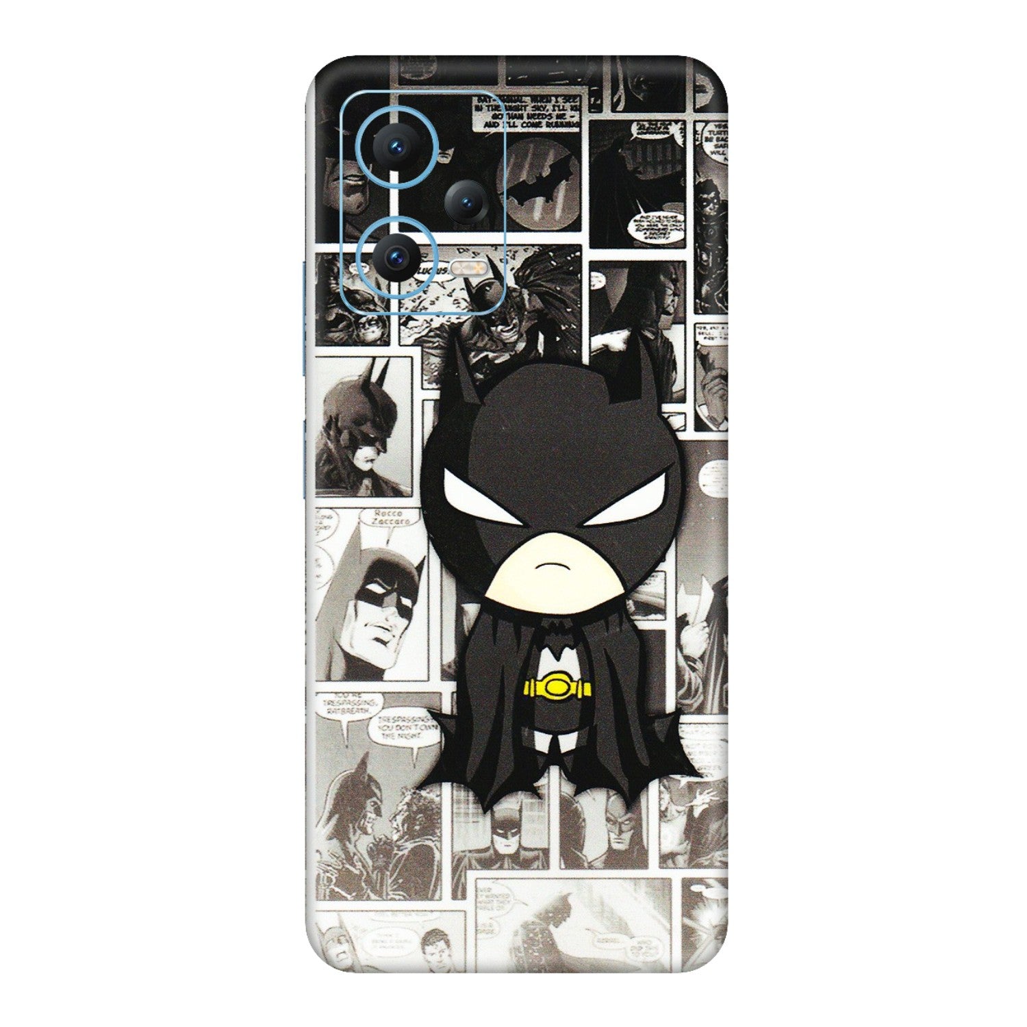 Xiaomi Redmi Phone Skins (All Models) - Toon Batman - 3D Embossed Finish (L-182) Redmi Note 12 5G