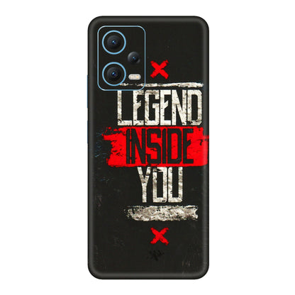 Xiaomi Redmi Phone Skins (All Models) - Legend Inside You - 3D Embossed Finish (L-186) Redmi Note 12 5G