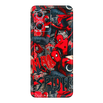 Xiaomi Redmi Phone Skins (All Models) - SpiderMan Cool - 3D Embossed Finish (L-188) Redmi Note 12 5G