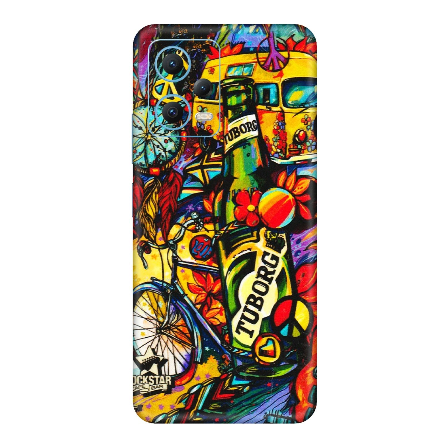 Xiaomi Redmi Phone Skins (All Models) - Cool Beer Bottle - 3D Embossed Finish (L-193) Redmi Note 12 5G