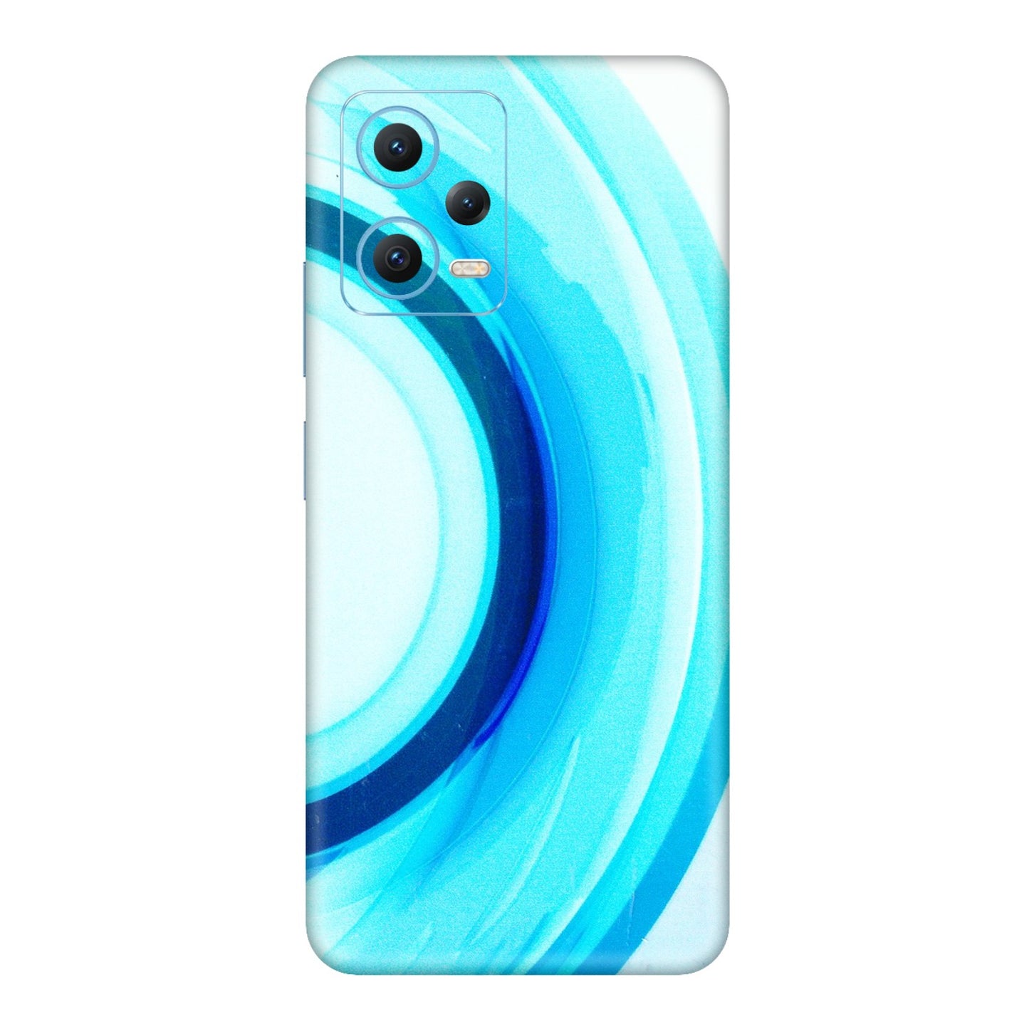 Xiaomi Redmi Phone Skins (All Models) - The Blue Curve - 3D Embossed Finish (L-244) Redmi Note 12 5G