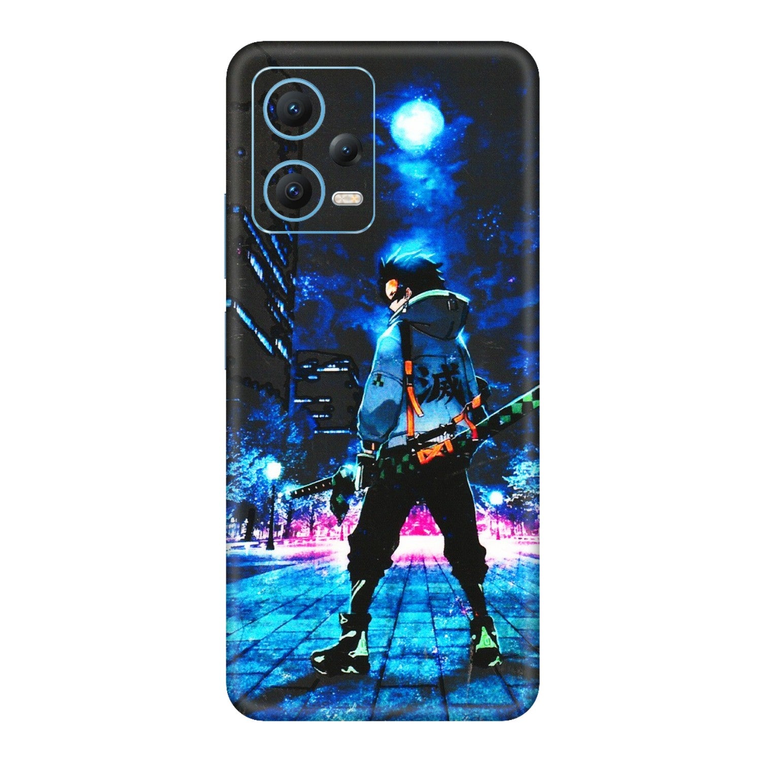 Xiaomi Redmi Phone Skins (All Models) - Demon Slayer Sword - 3D Embossed Finish (L-247) Redmi Note 12 5G