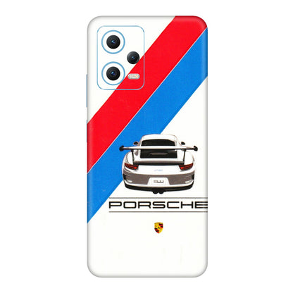 Xiaomi Redmi Phone Skins (All Models) - Porche Car Sober Logo - 3D Embossed Finish (L-248) Redmi Note 12 5G