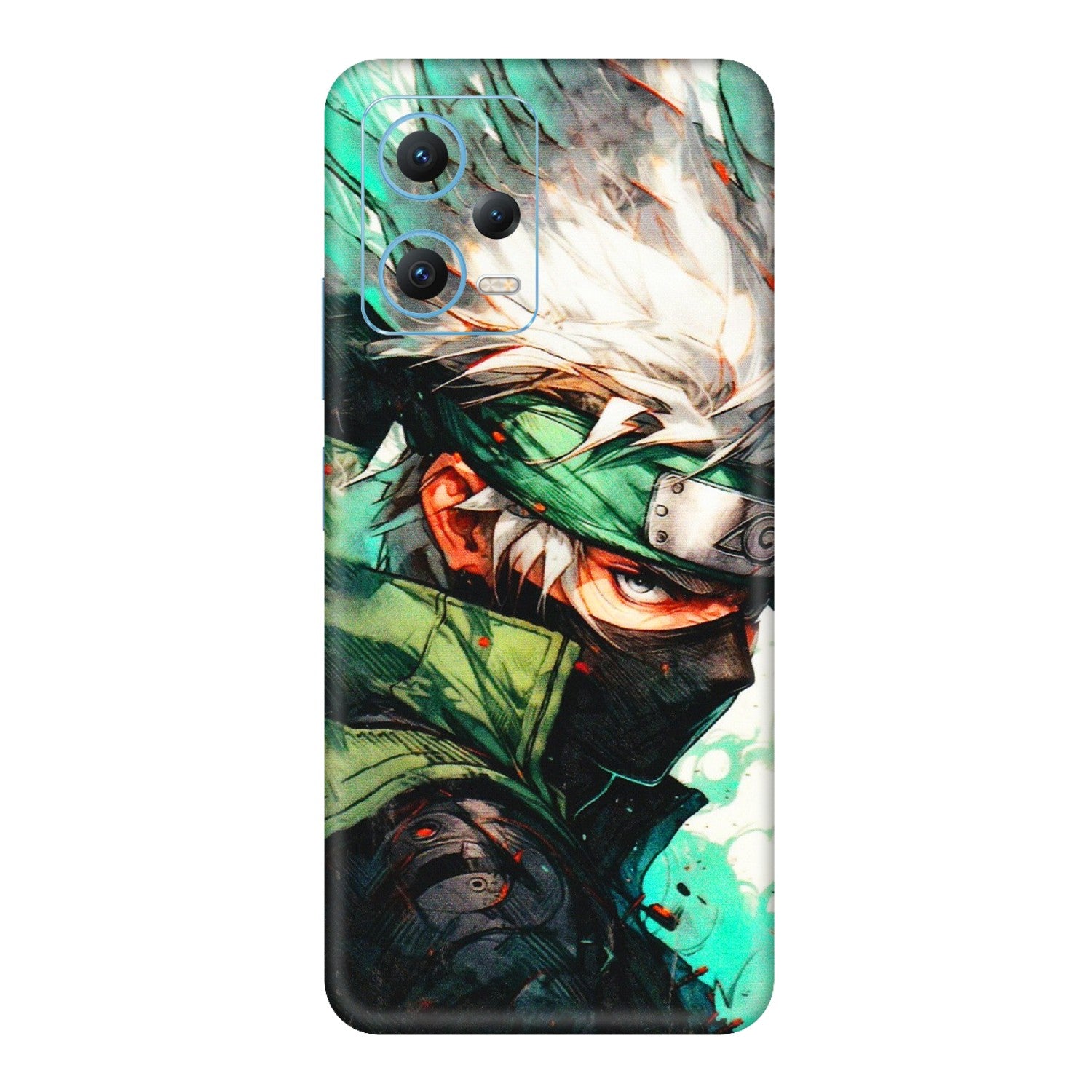 Xiaomi Redmi Phone Skins (All Models) - Kakashi Side Profile - 3D Embossed Finish (L-249) Redmi Note 12 5G