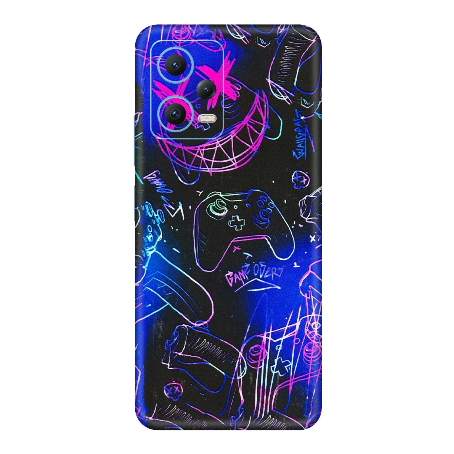 Xiaomi Redmi Phone Skins (All Models) - Gamers Paradise - 3D Embossed Finish (L-258) Redmi Note 12 5G