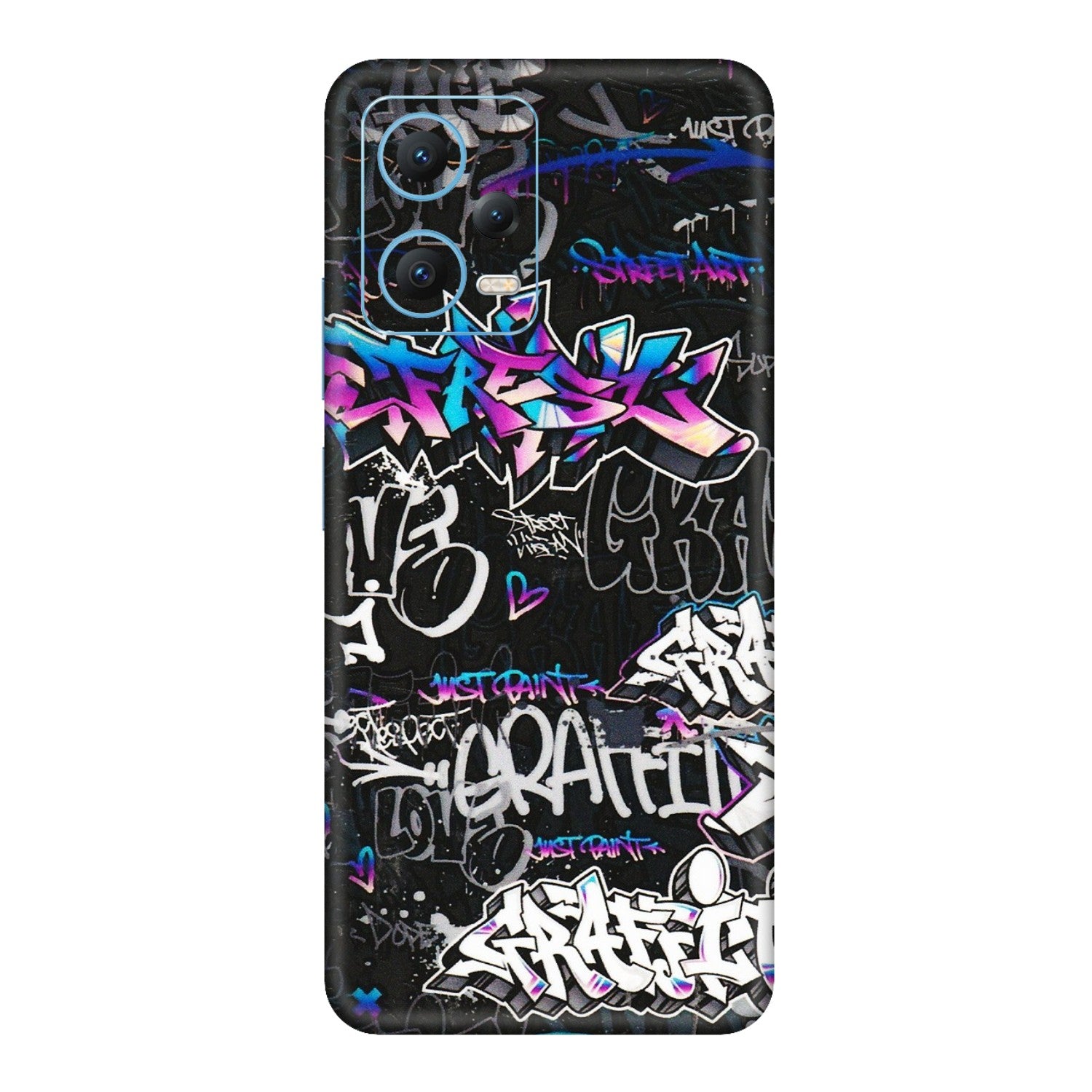 Xiaomi Redmi Phone Skins (All Models) - Graffiti Killer - 3D Embossed Finish (L-274) Redmi Note 12 5G