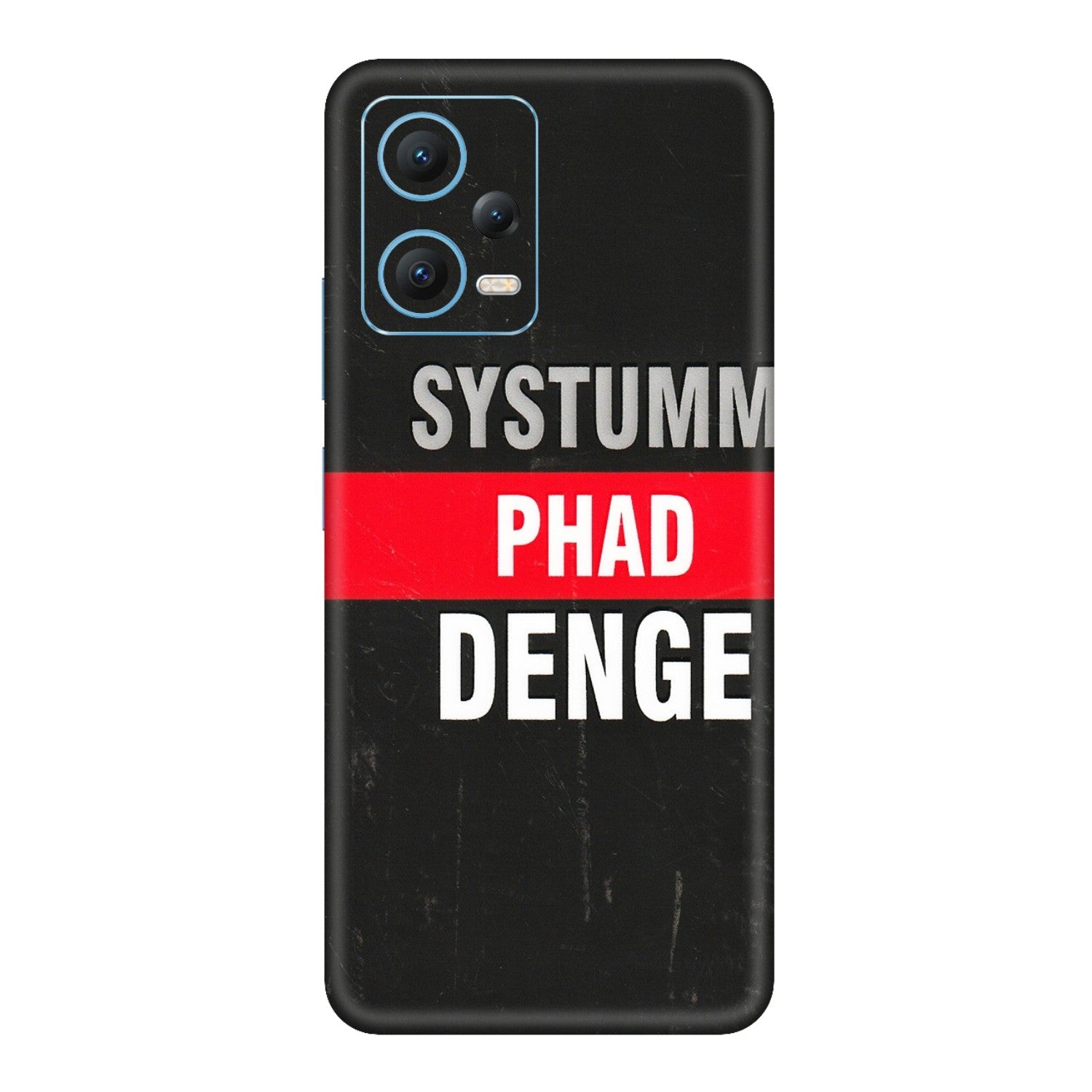 Xiaomi Redmi Phone Skins (All Models) - Systumm Phad Denge - 3D Embossed Finish (L-278) Redmi Note 12 5G