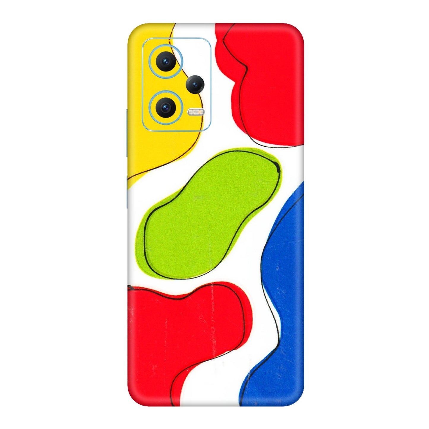 Xiaomi Redmi Phone Skins (All Models) - RGB Colour Paint - 3D Embossed Finish (L-284) Redmi Note 12 5G