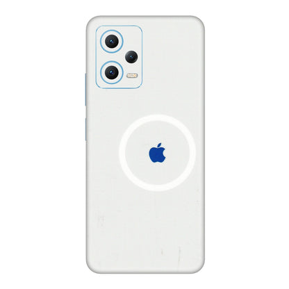 Xiaomi Redmi Phone Skins (All Models) - iPhone Magsafe Logo - 3D Embossed Finish (L-320) Redmi Note 12 5G