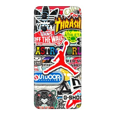 Xiaomi Redmi Phone Skins (All Models) - Multi Brands Sticker Graffiti - 3D Embossed Finish (L-37) Redmi Note 12 5G