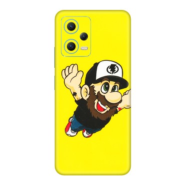Xiaomi Redmi Phone Skins (All Models) - Flying Beardo - 3D Embossed Finish (L-60) Redmi Note 12 5G
