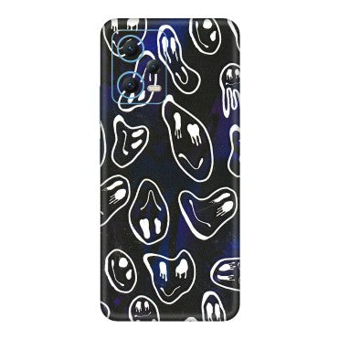 Xiaomi Redmi Phone Skins (All Models) - Distorted Smileys - 3D Embossed Finish (L-92) Redmi Note 12 5G