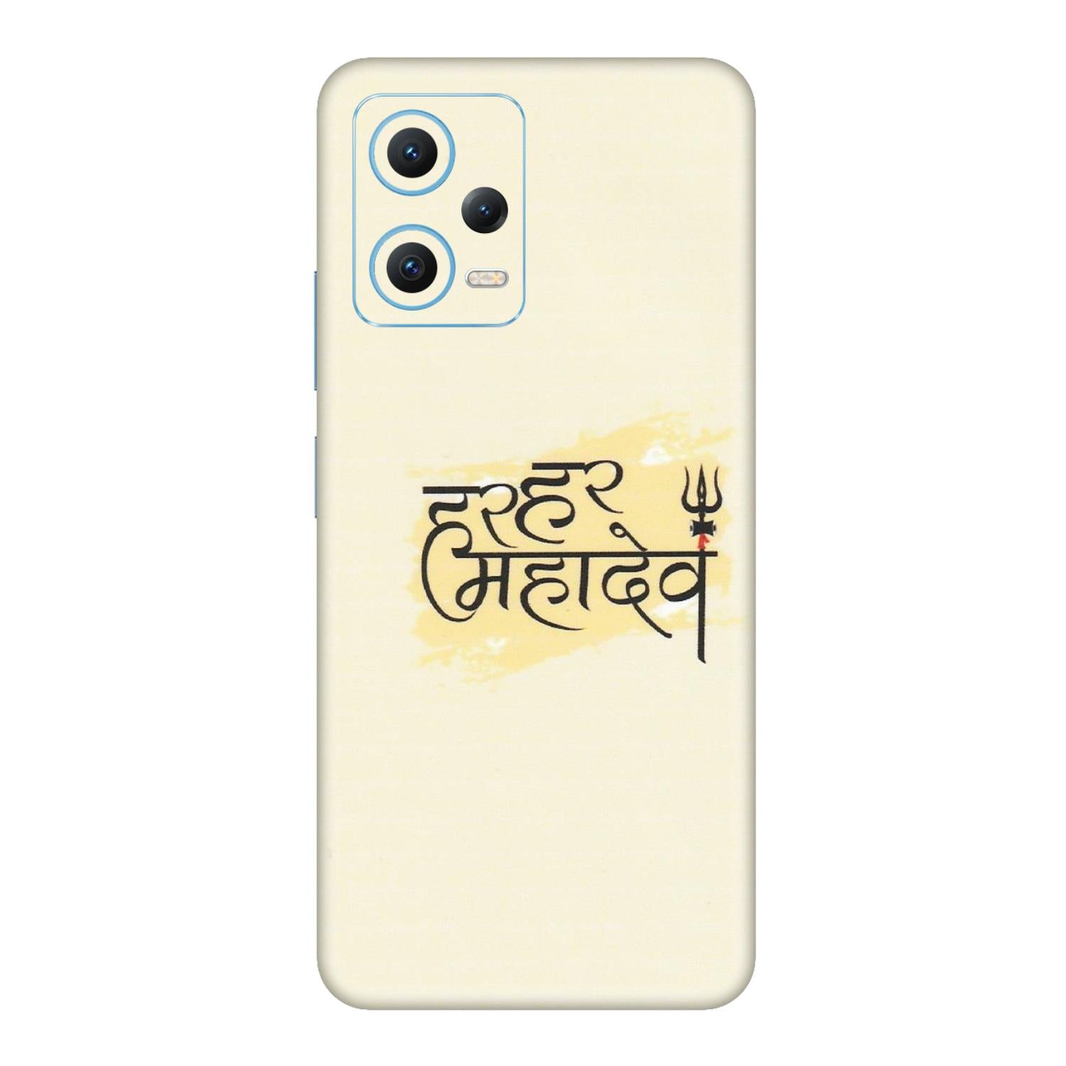 Xiaomi Redmi Phone Skins (All Models) - Har Har Mahadev - Matte Finish (M-10) Redmi Note 12 5G
