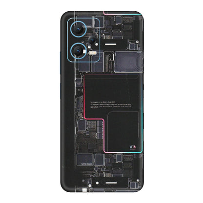 Xiaomi Redmi Phone Skins (All Models) - Motherboard Circuit Layout - Matte Finish (M-117) Redmi Note 12 5G