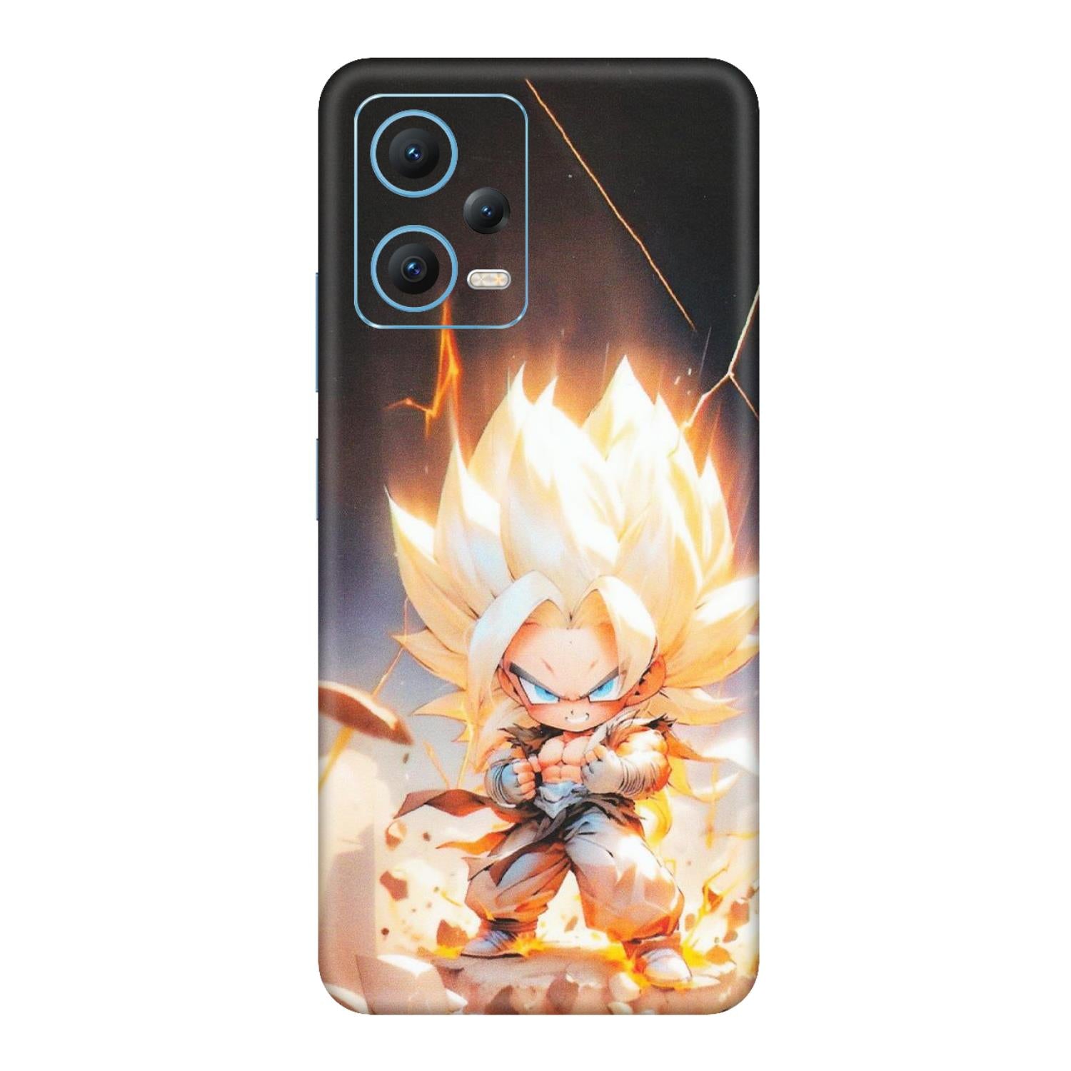 Xiaomi Redmi Phone Skins (All Models) - Goku Dragon Cute Anime - Matte Finish (M-131) Redmi Note 12 5G