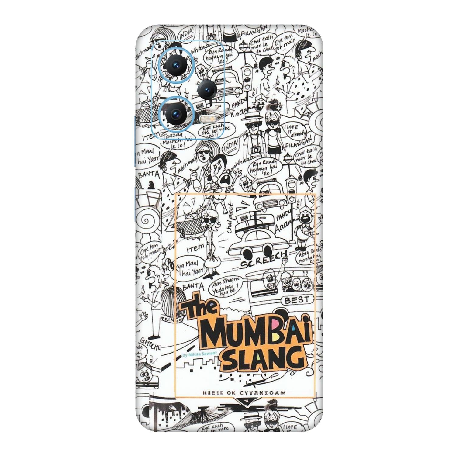 Xiaomi Redmi Phone Skins (All Models) - The Mumbai Slang - Matte Finish (M-142) Redmi Note 12 5G