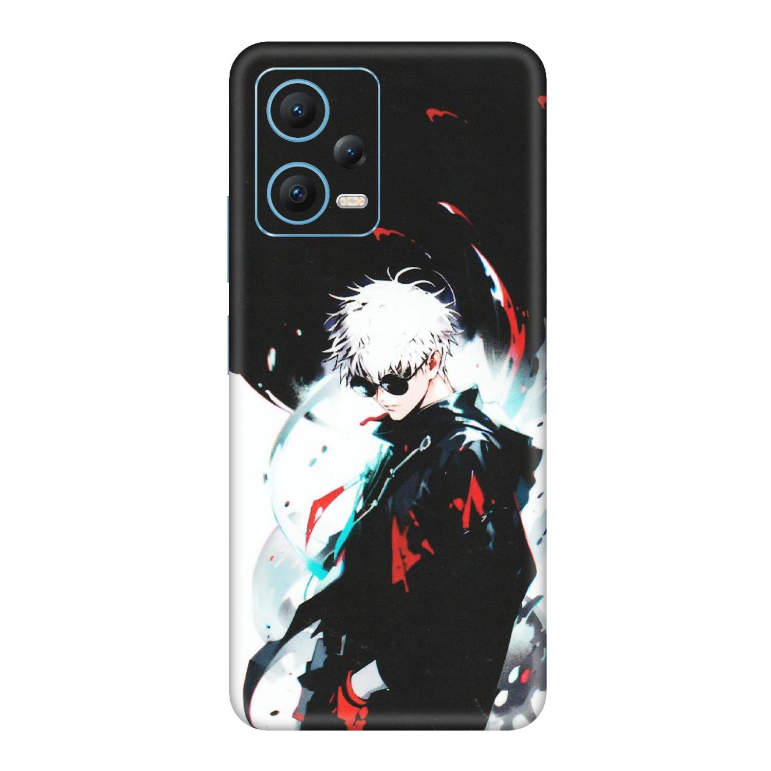Xiaomi Redmi Phone Skins (All Models) - Gojo Powerful Charater Kaisen Anime - Matte Finish (M-144) Redmi Note 12 5G