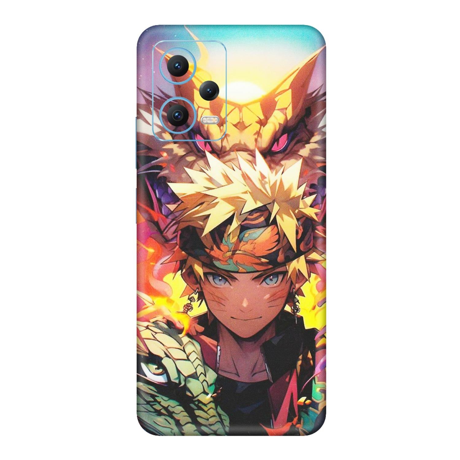 Xiaomi Redmi Phone Skins (All Models) - Angry Naruto Anime - Matte Finish (M-148) Redmi Note 12 5G