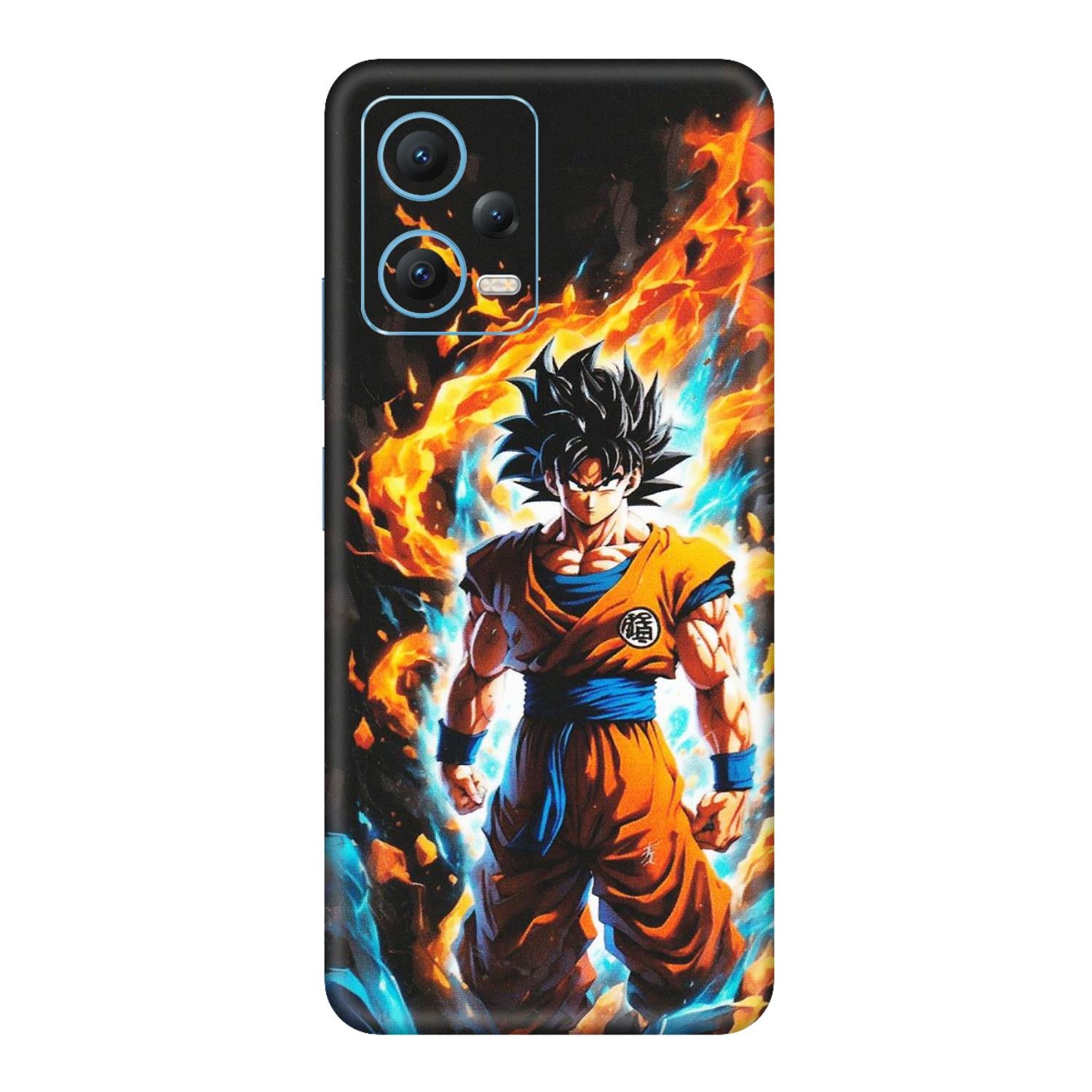 Xiaomi Redmi Phone Skins (All Models) - Goku Transformation Anime - Matte Finish (M-159) Redmi Note 12 5G