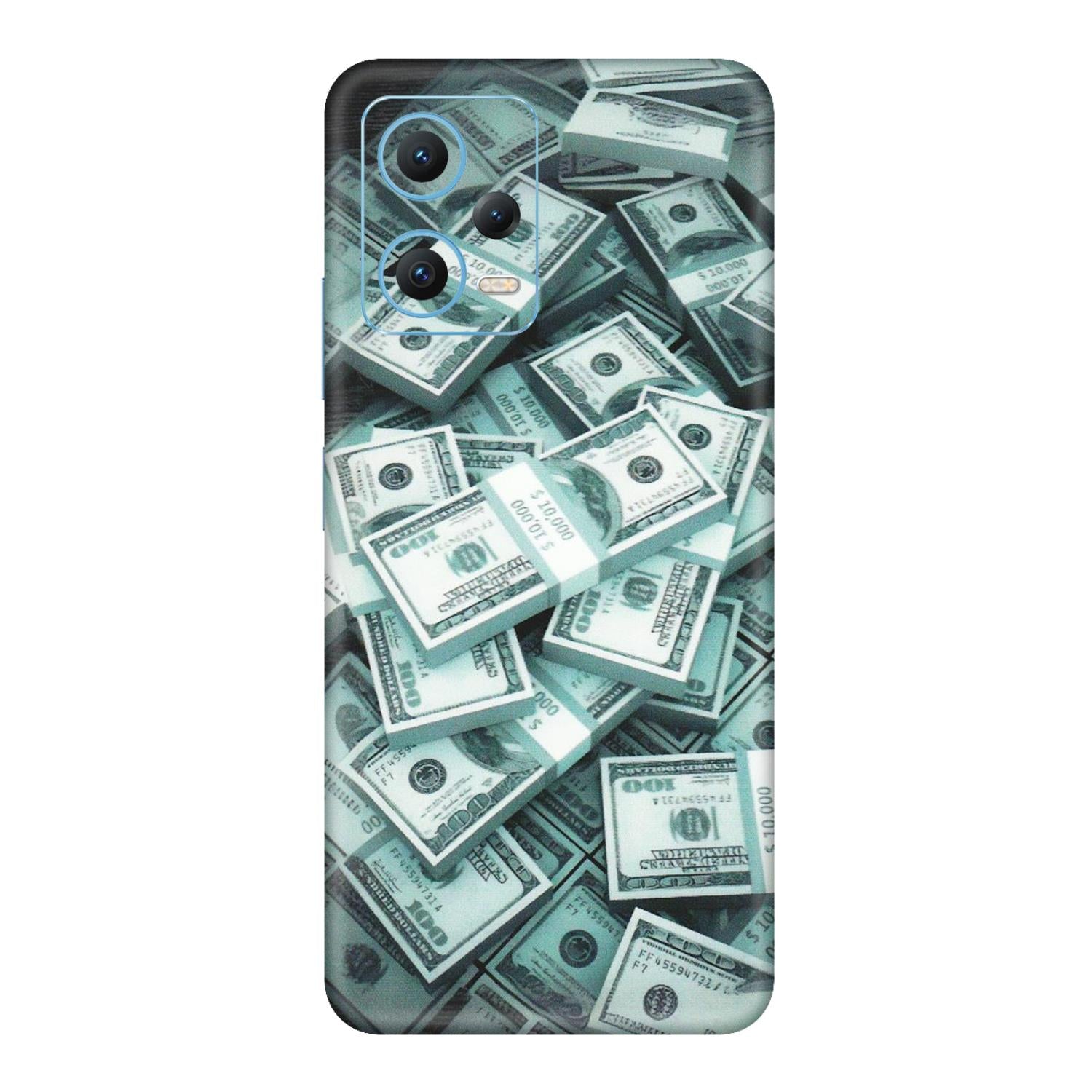 Xiaomi Redmi Phone Skins (All Models) - Hundred Dollar Bill - Matte Finish (M-162) Redmi Note 12 5G